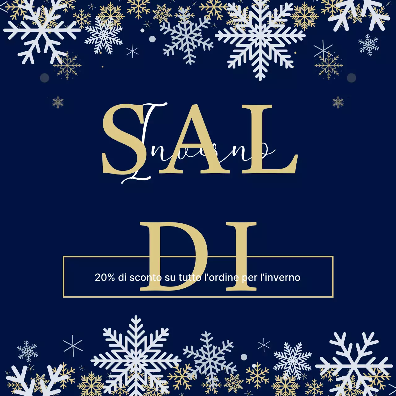 Evento di vendita semplice blu navy