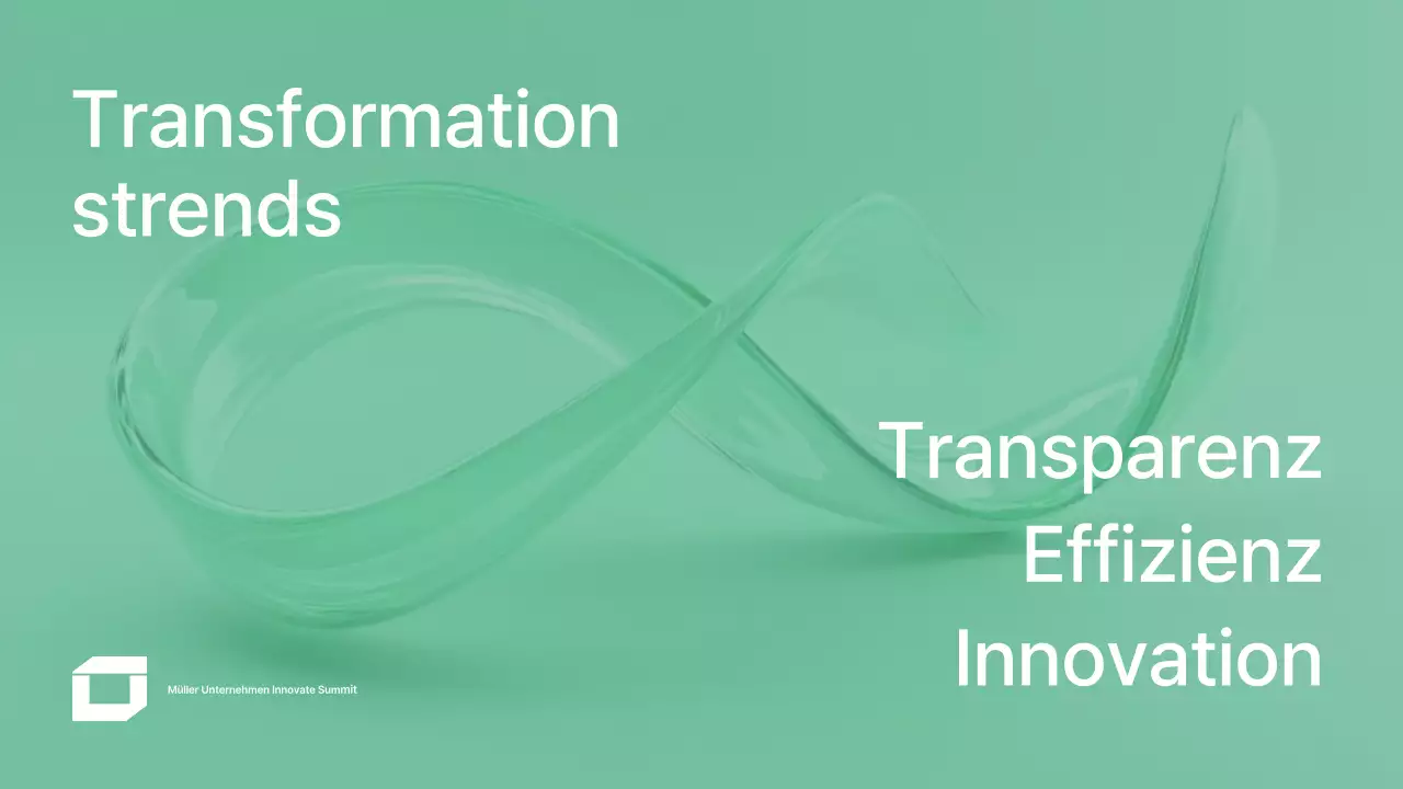 grünes modernes Konferenzdesign