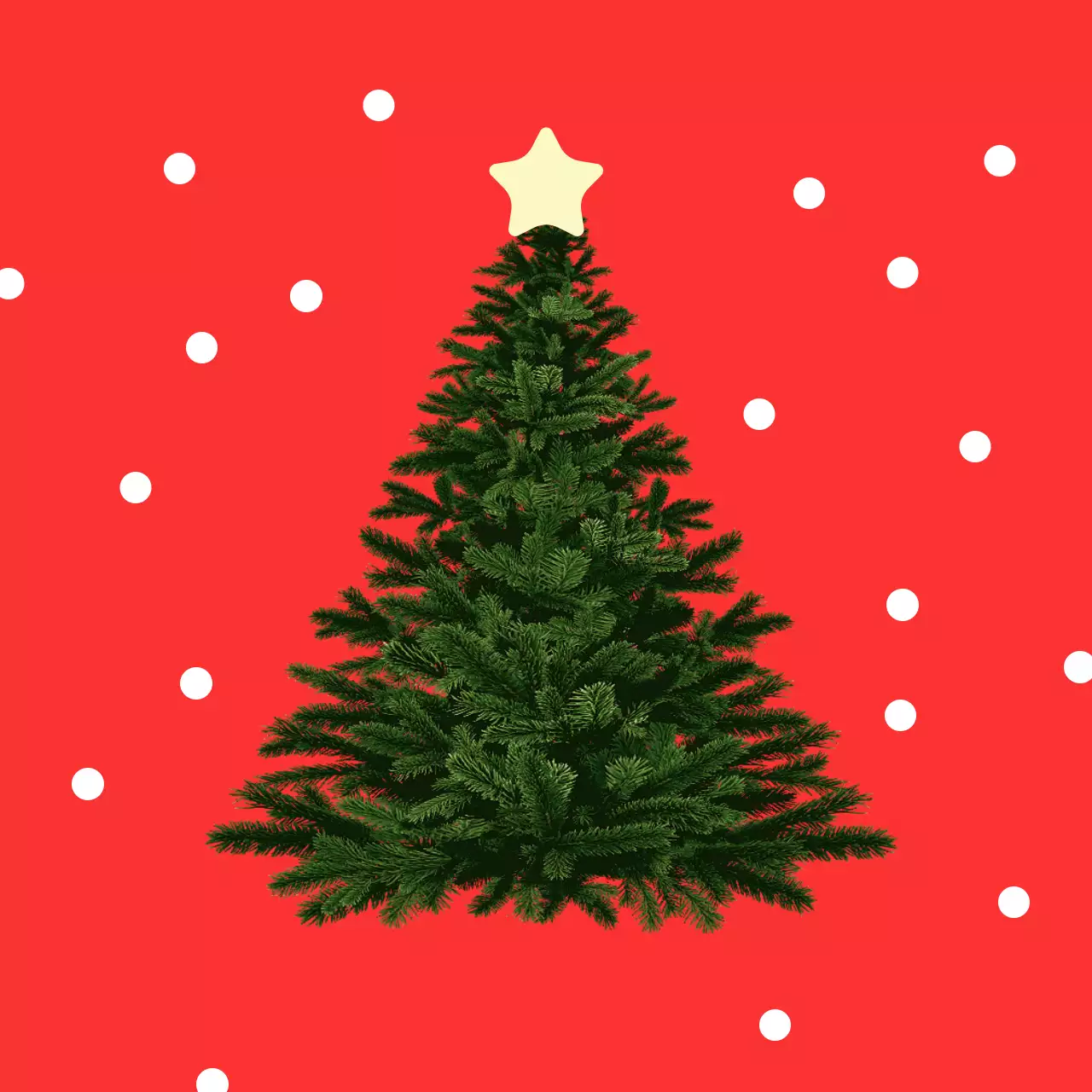 Autocollants de Noël simples et rouges