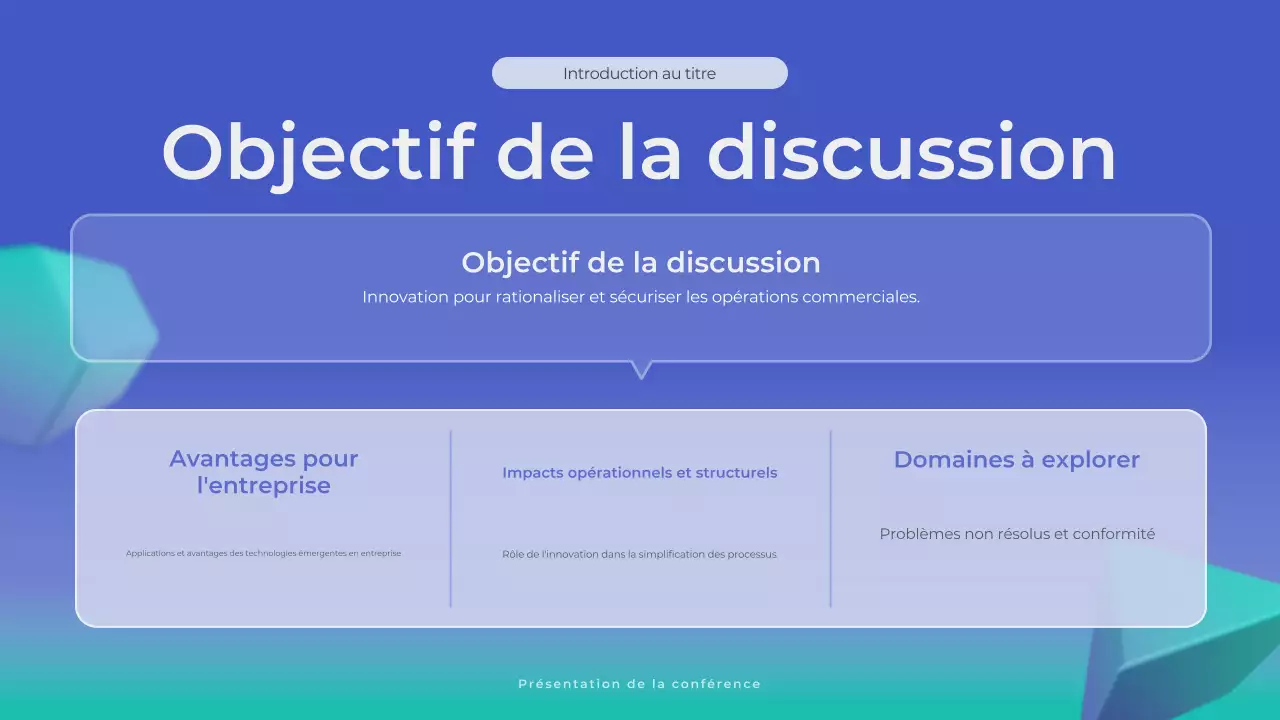 annonce d'entreprise moderne bleue