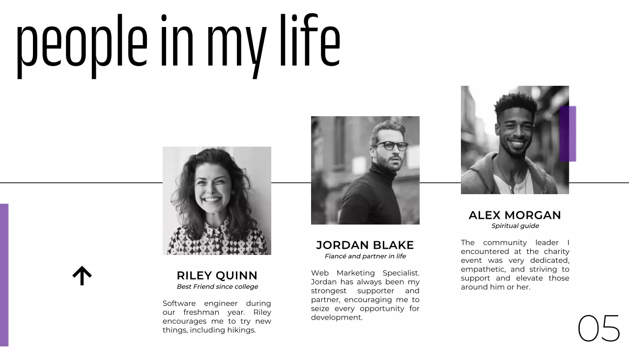 Black Minimalist Portfolio Presentation