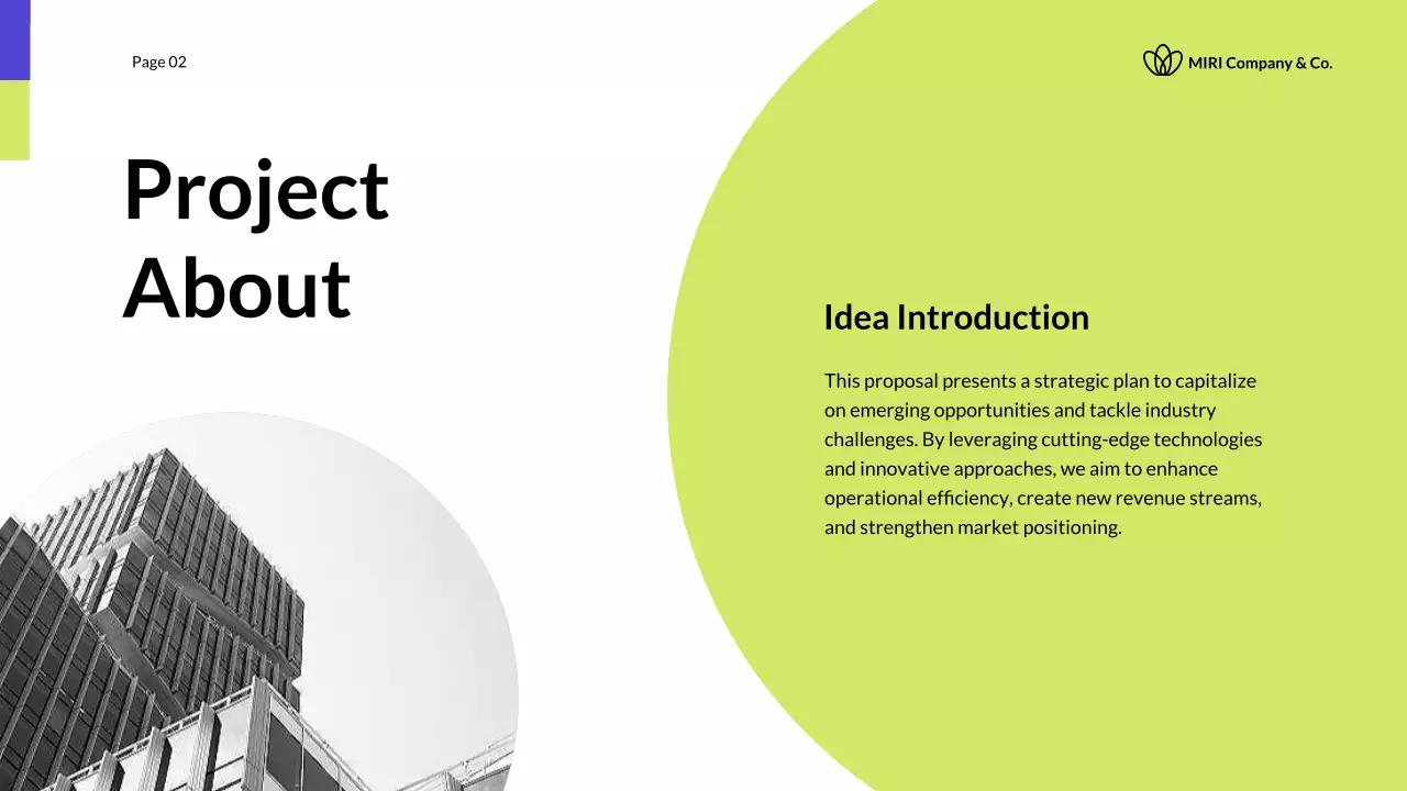 Blue Modern Project Proposal Template Presentation