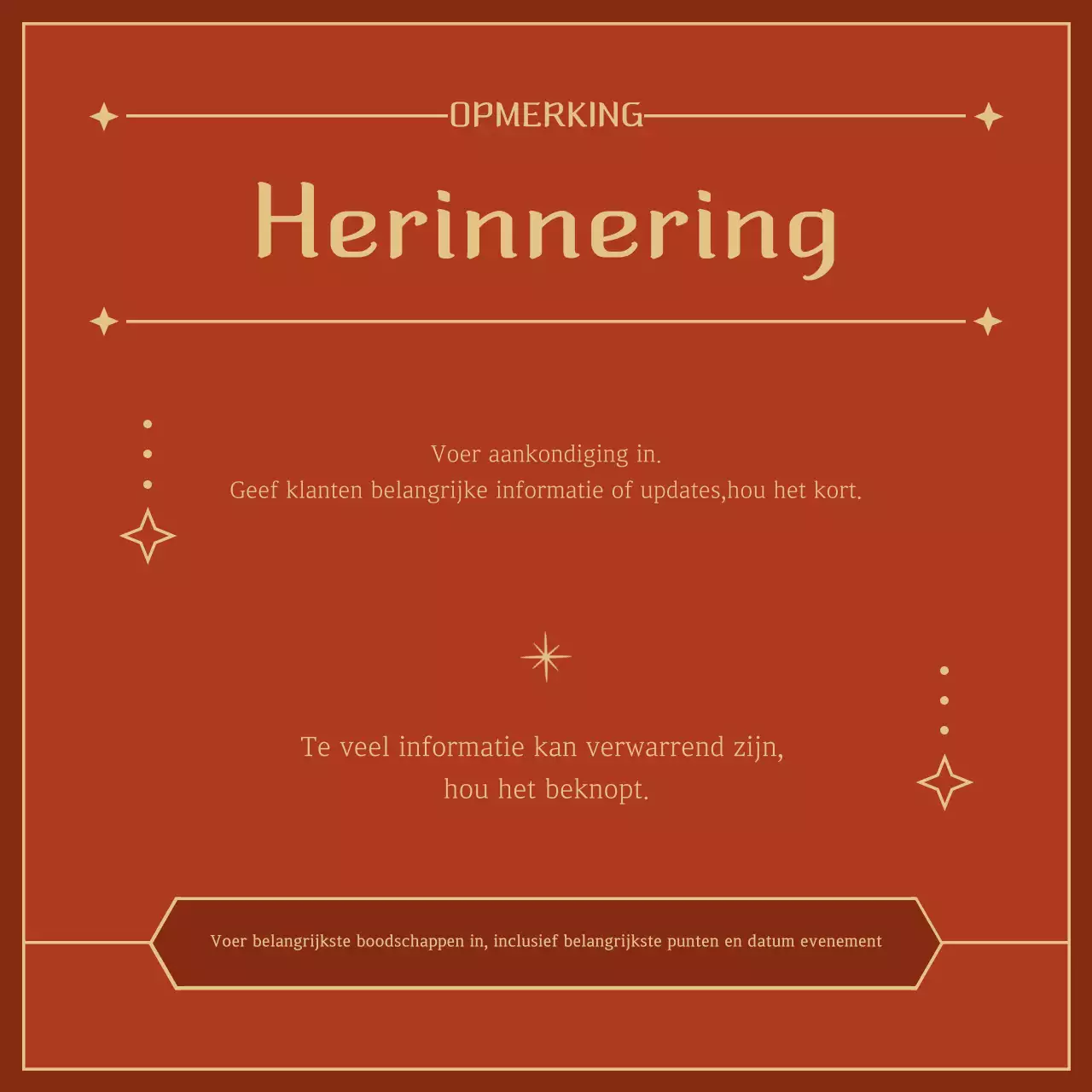 Bruine vintage kerstadvertentie