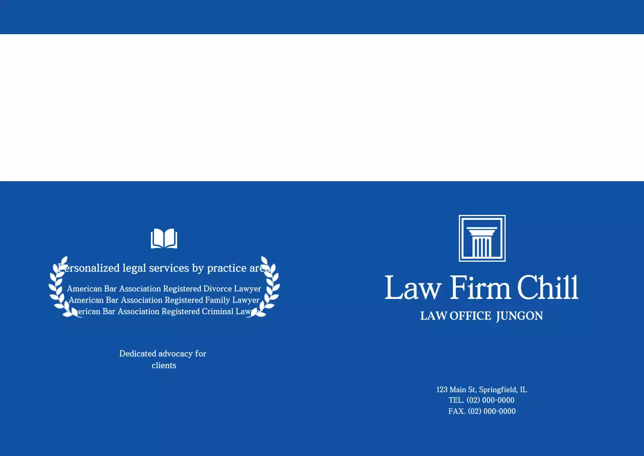 Simple law firm ads