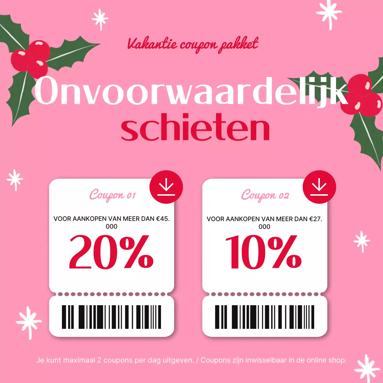 Green Retro Coupon Promotie