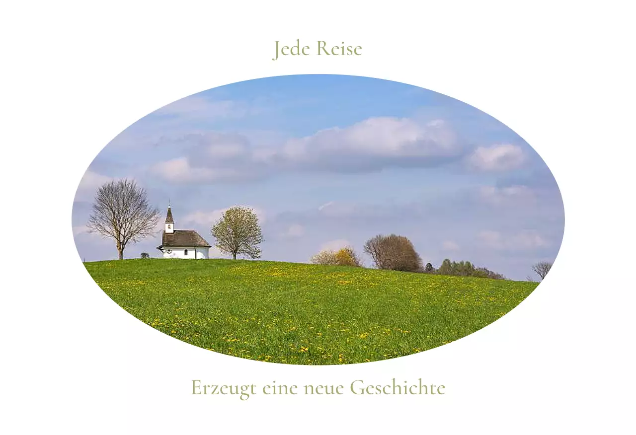 Grüne Natur Jeju Insel Postkarten Set