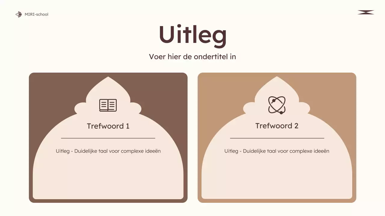 beige modern onderwijs klas