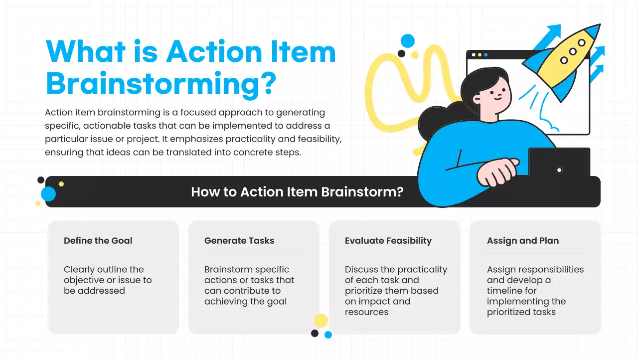 Blue Modern Brainstorming Guide Presentation