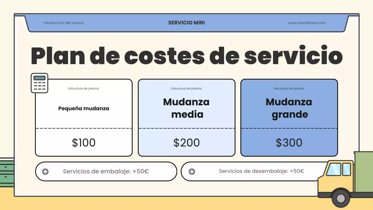 anuncio de mudanza moderno beige