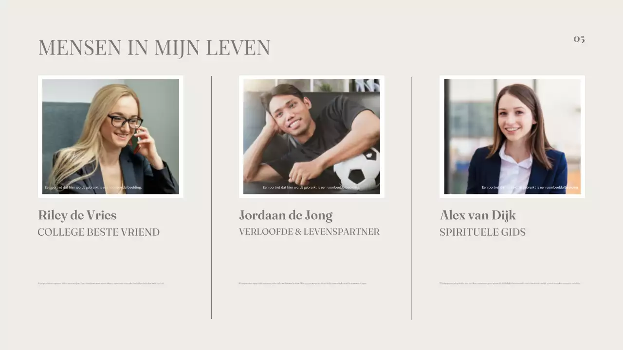 Schoon esthetisch Over mij profiel introductie presentatie voor professionals