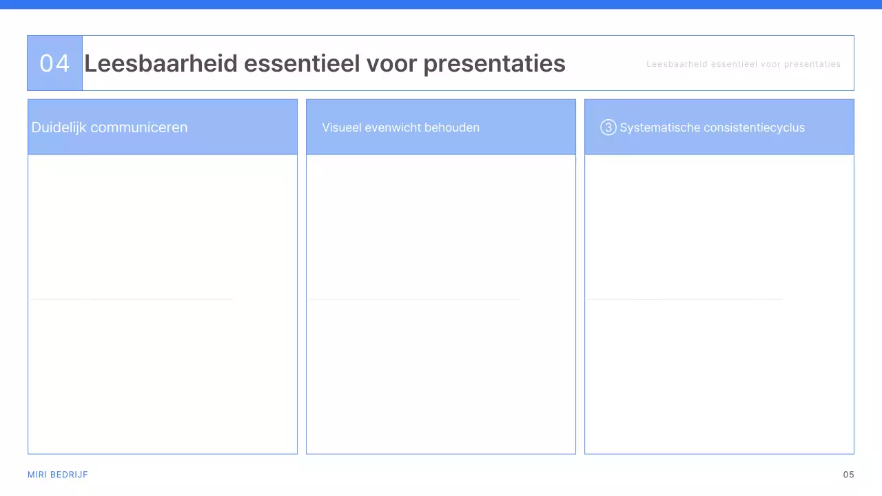 Blue Simple Zakelijke documentatie