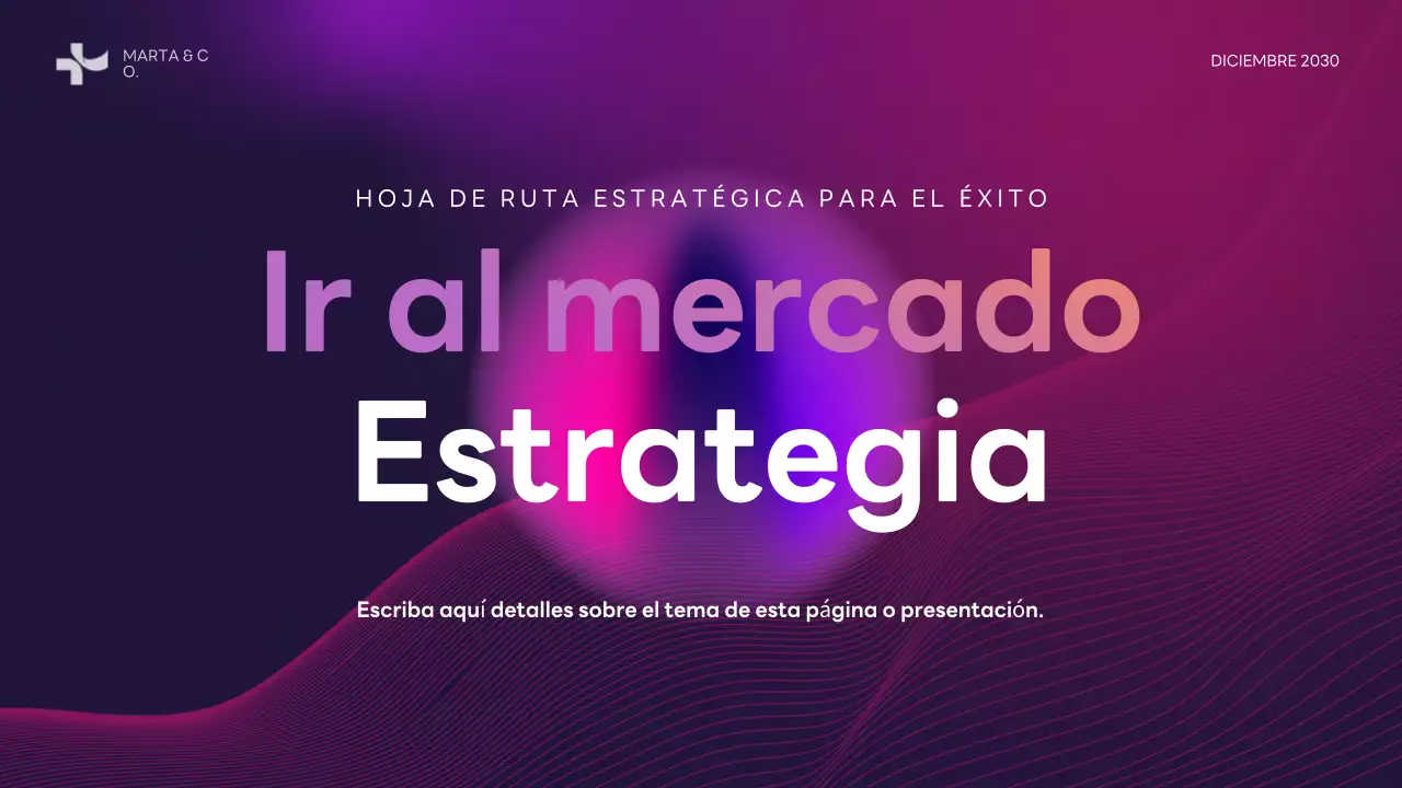 Plan de negocio Purple Modern