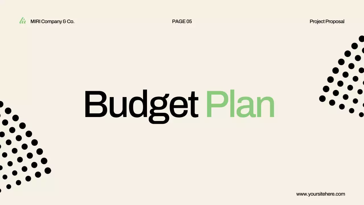 Green Minimal Project Presentation