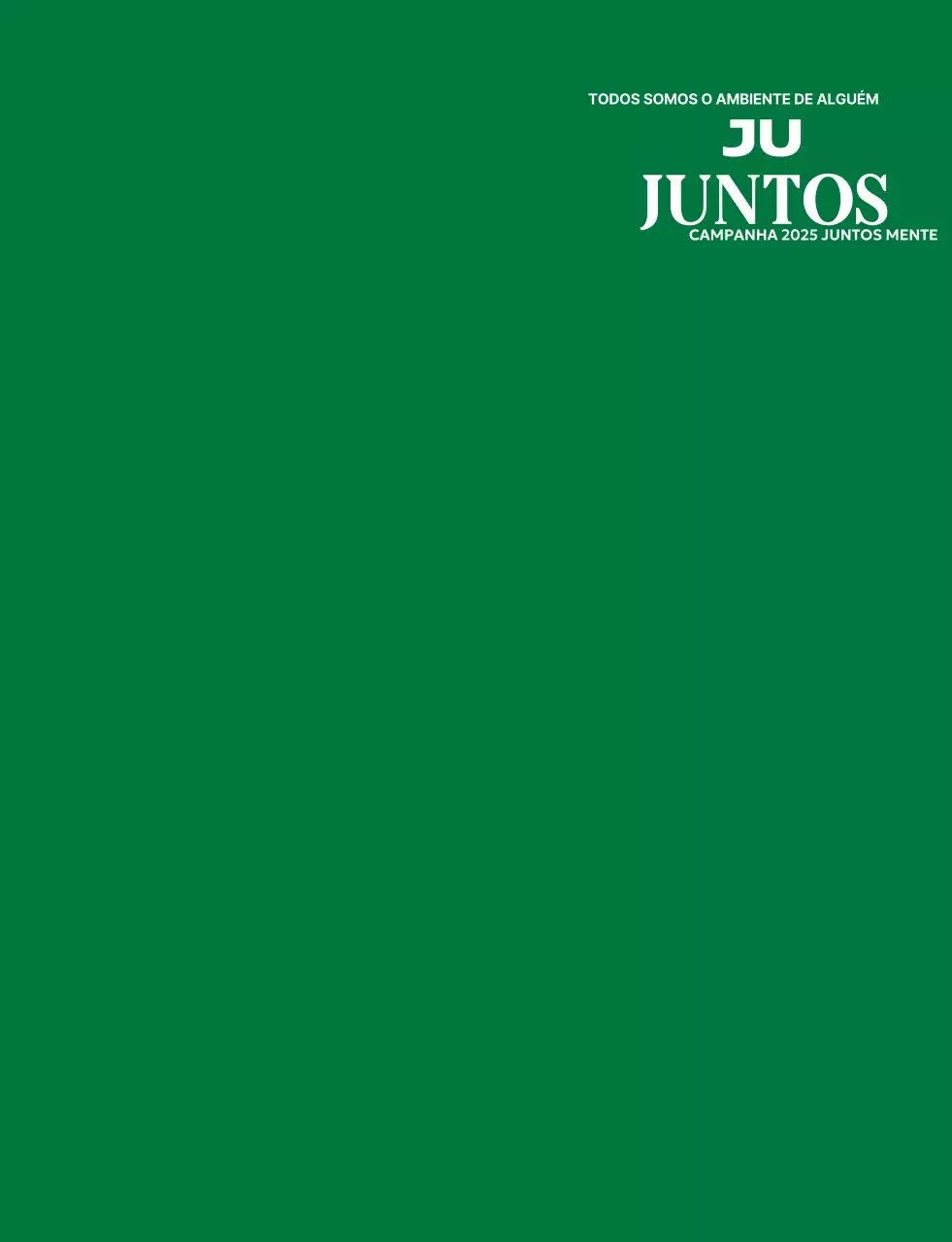 Campanhas ambientais simples com ícones