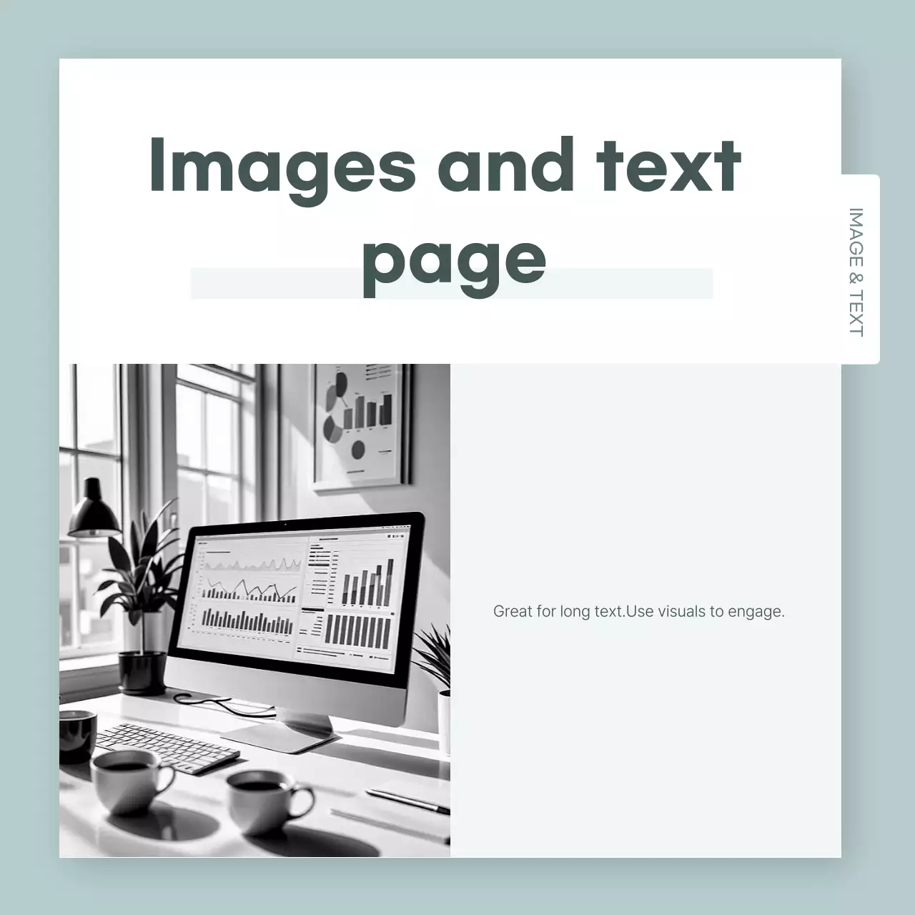 Template Bisnis Minimal Abu-abu Instagram Carousel
