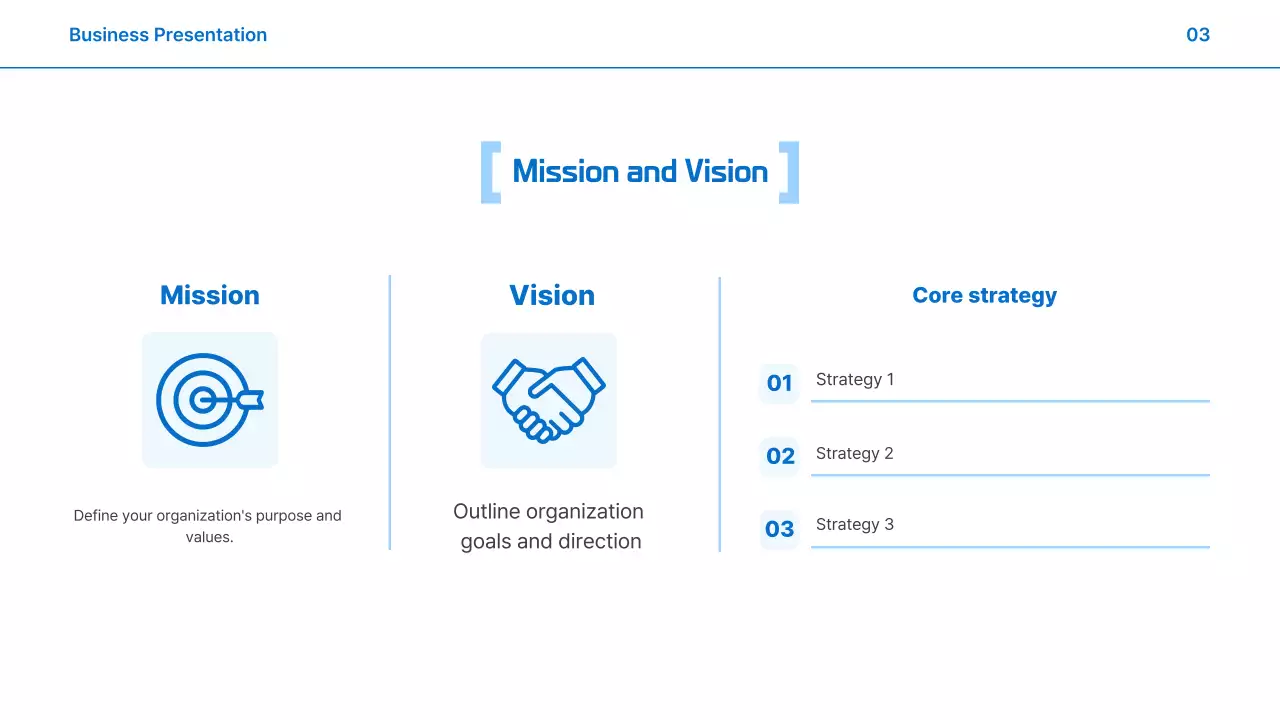 Blue Modern Business Report Presentation