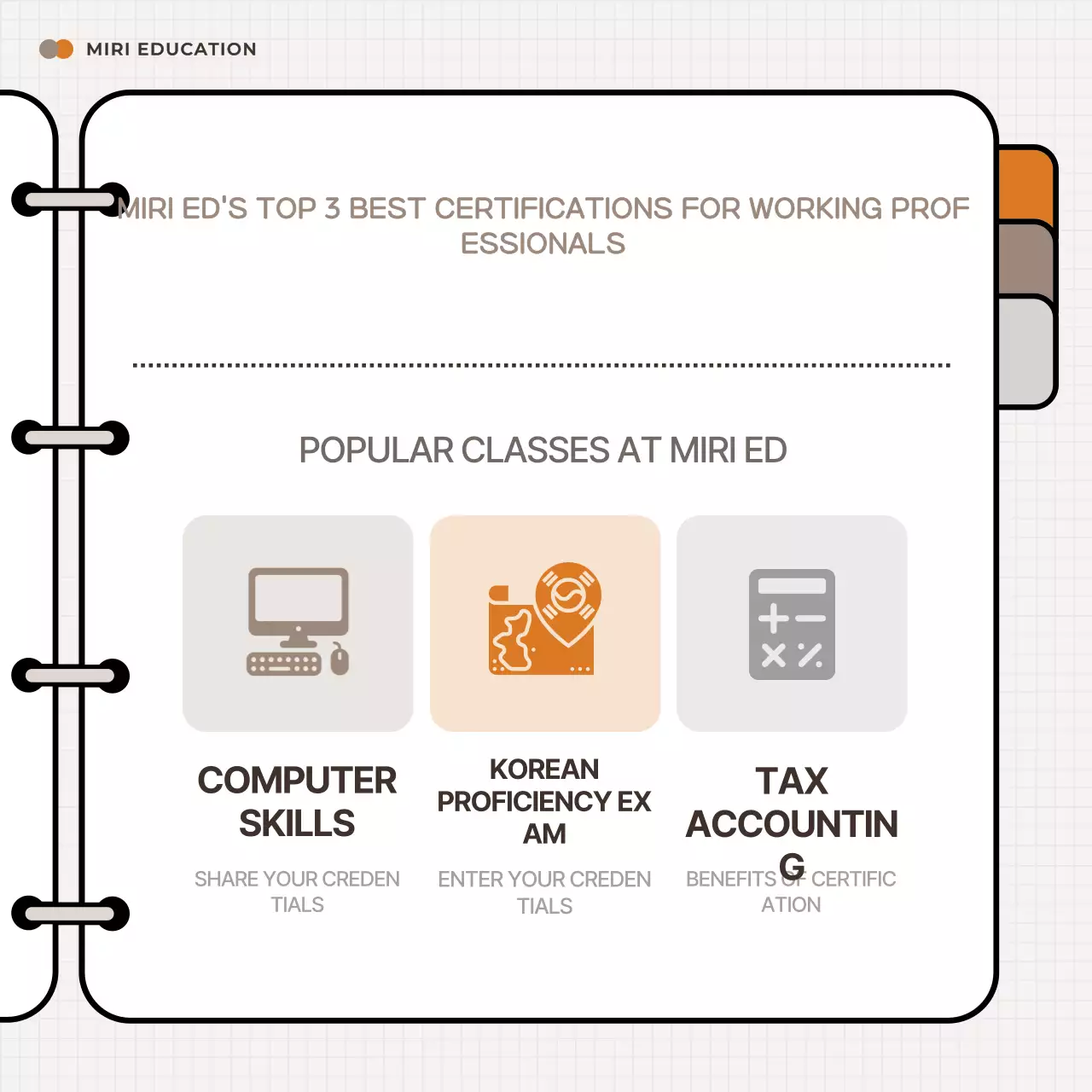Guia de Certificação Orange Minimal Instagram Carousel