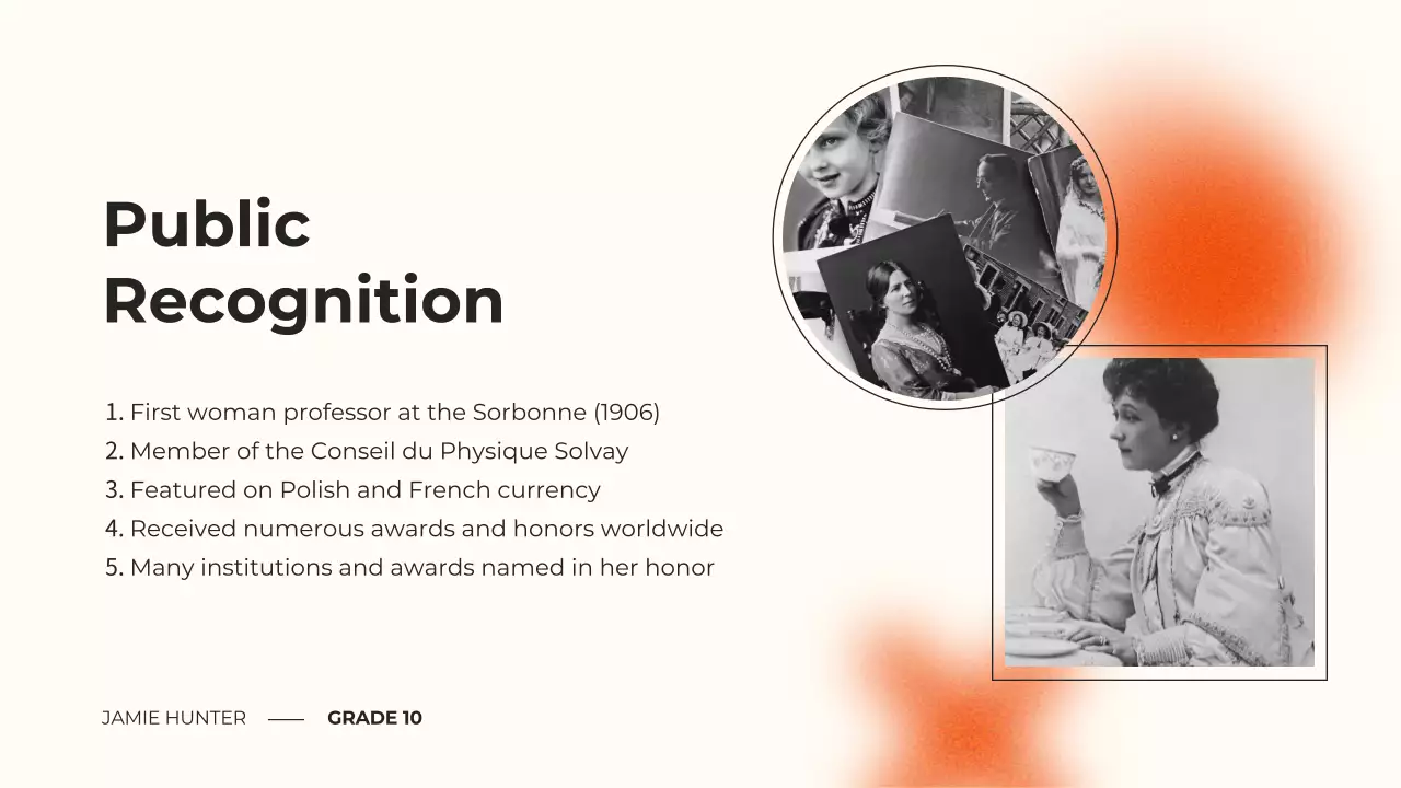 Presentasi Ceramah Ilmuwan Klasik Orange