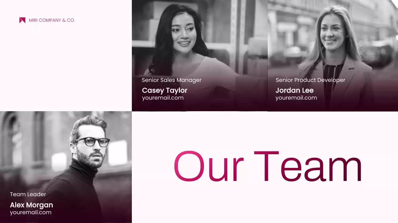 Bài trình bày đề xuất dự án hiện đại màu hồng