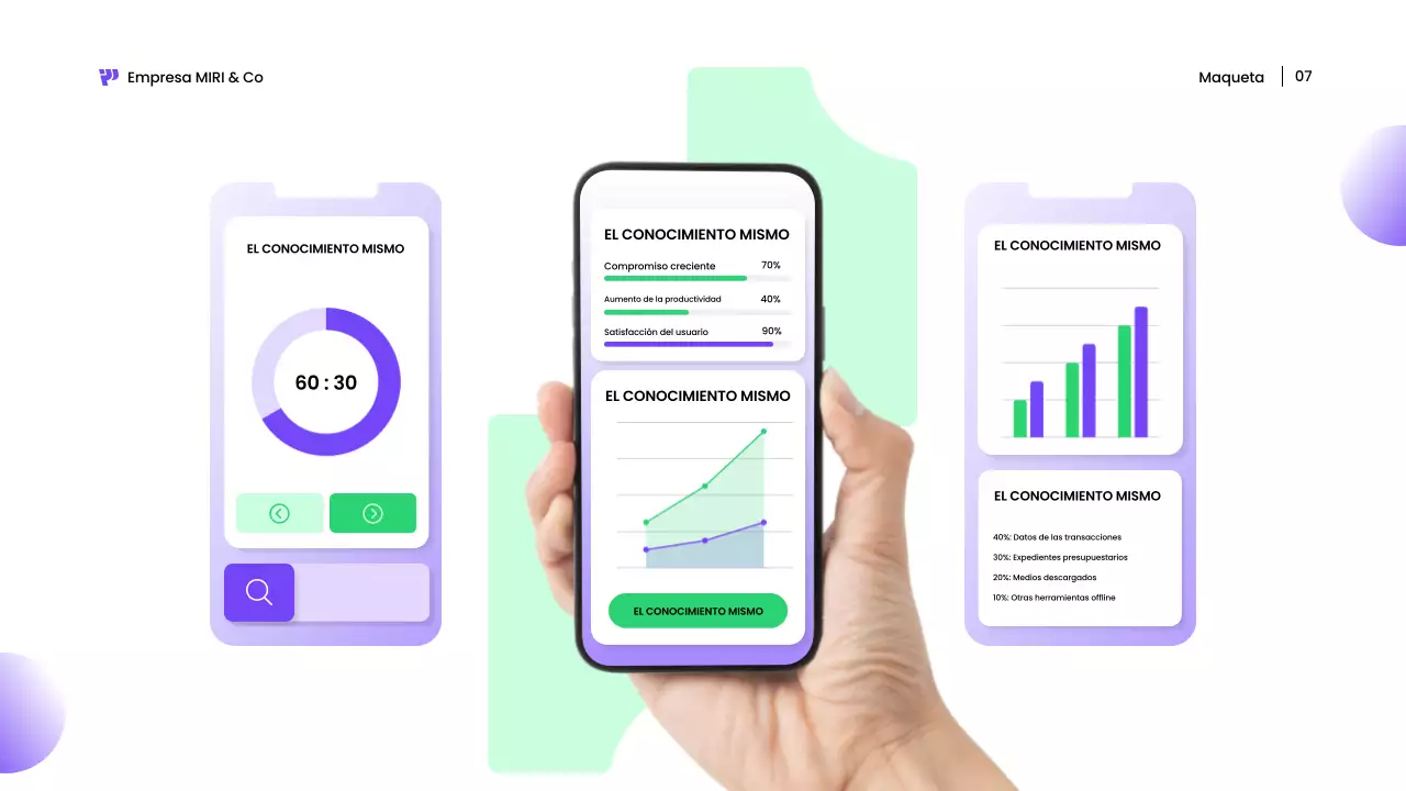 promoción multimedia moderna y ecológica