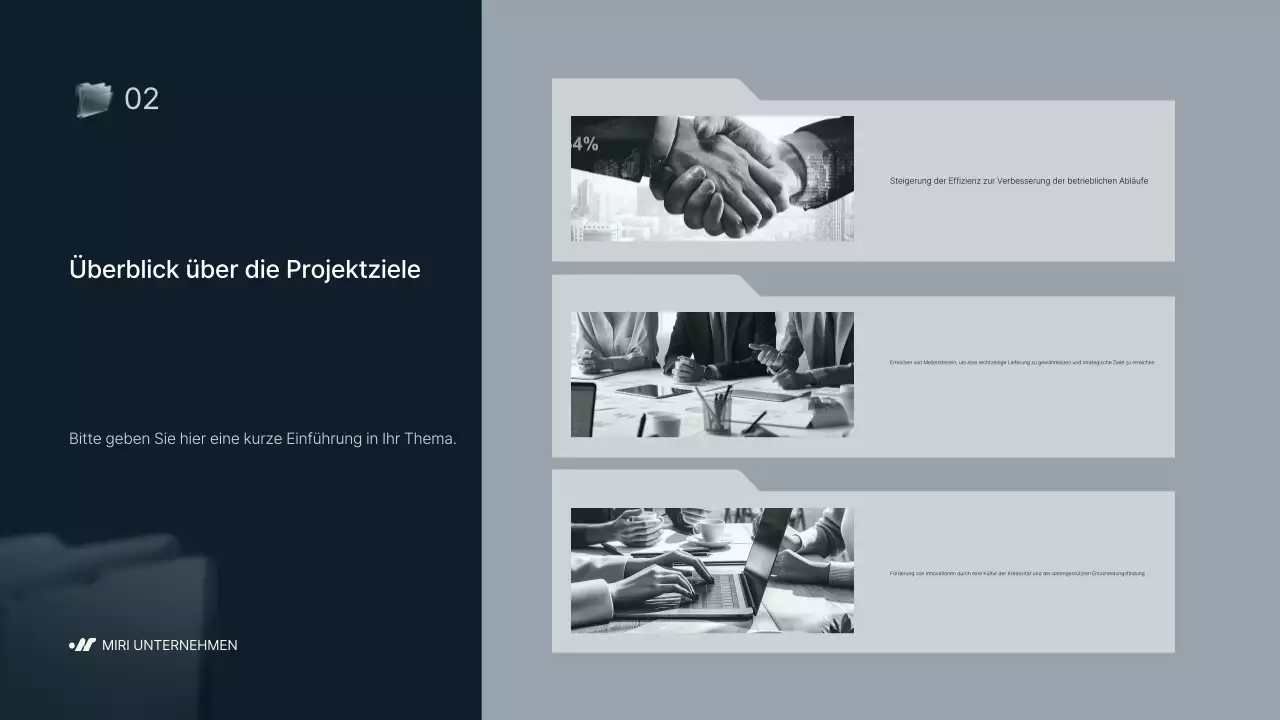 grauer moderner Geschäftsbericht