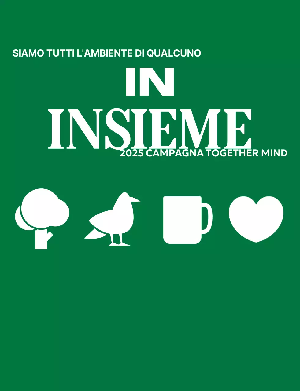 Campagne ambientali semplici con icone