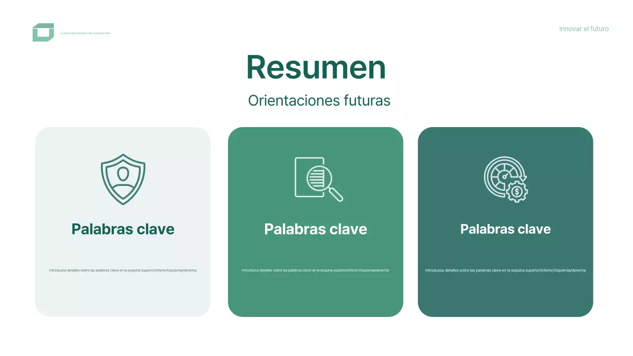 diseño moderno y ecológico para conferencias