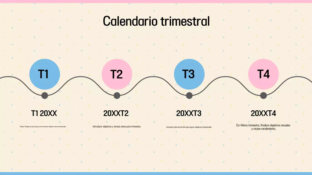 Beige Neat Guía para fijar objetivos