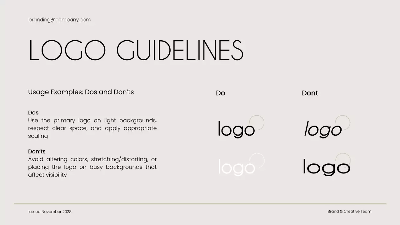 Beige Minimal Brand Guide Presentation