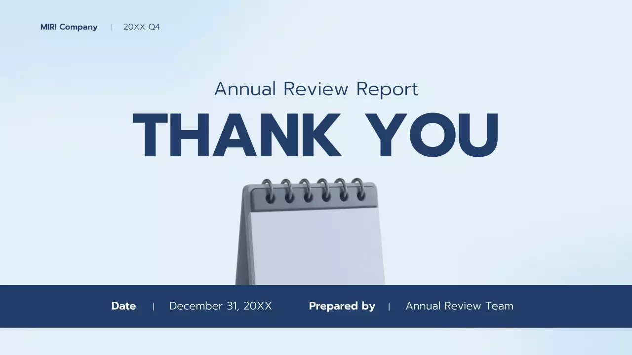 Blue Professional Business Report Presentation