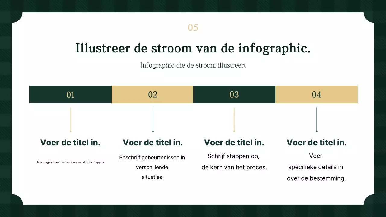 Khaki eenvoudige presentatie uitgelegd