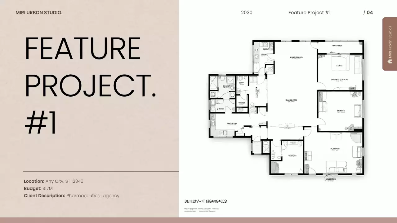Beige Modern Architecture Portfolio Presentation