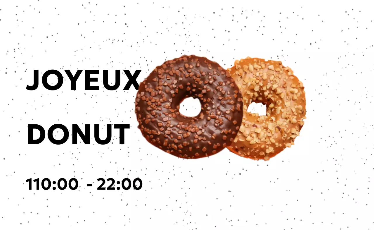 Publicité pour le dessert beige simple