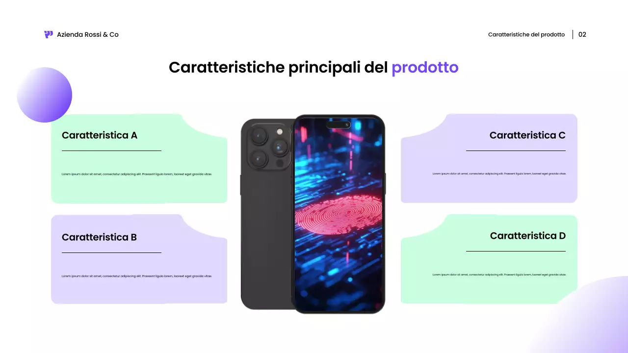 promozione multimediale verde e moderna