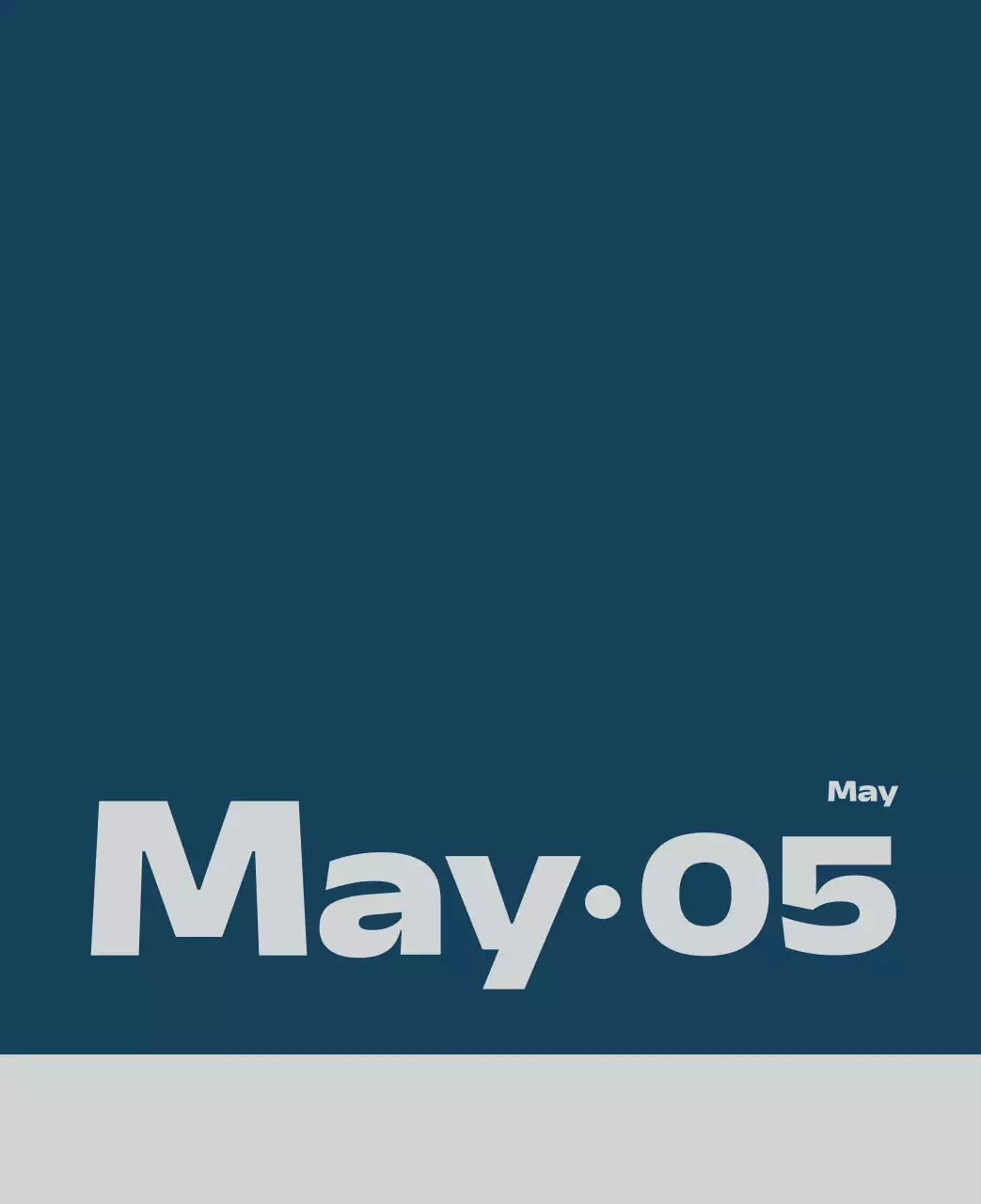 黒と白のモダンな2025年カレンダー