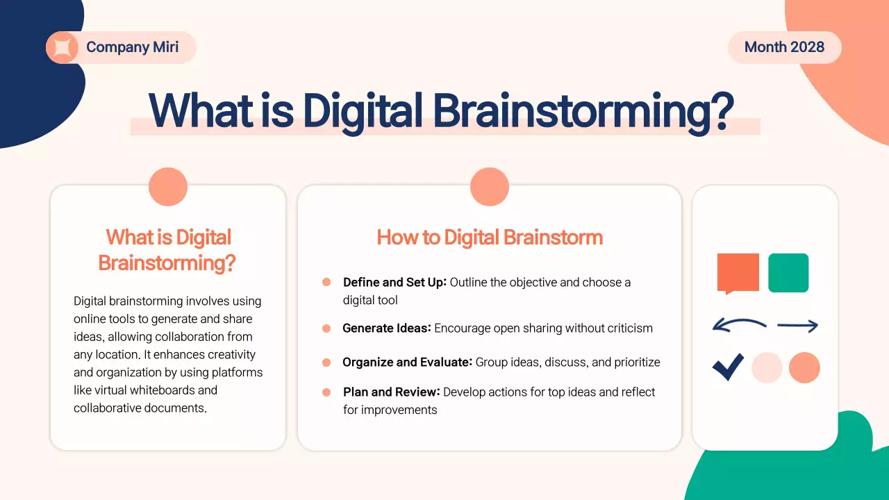 Beige Modern Brainstorming Guide Presentation