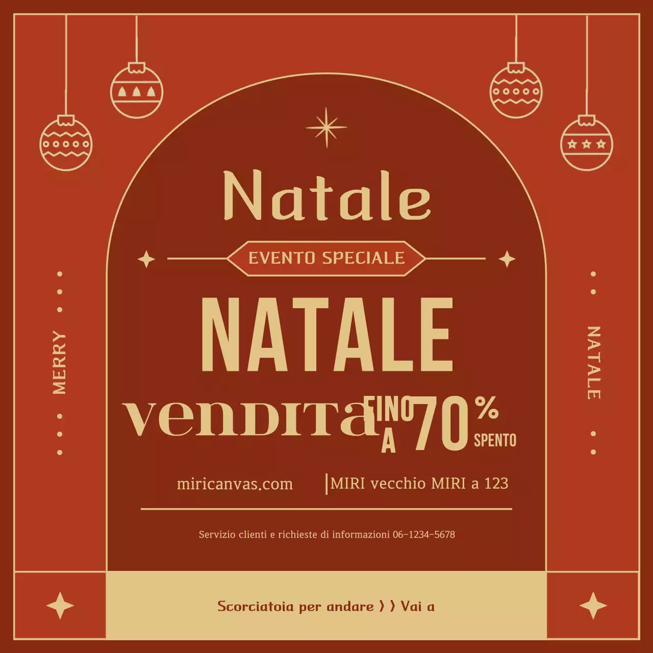 Pubblicità natalizia vintage marrone