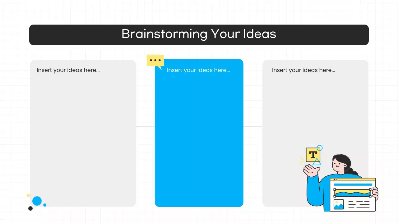 Blue Modern Brainstorming Guide Presentation