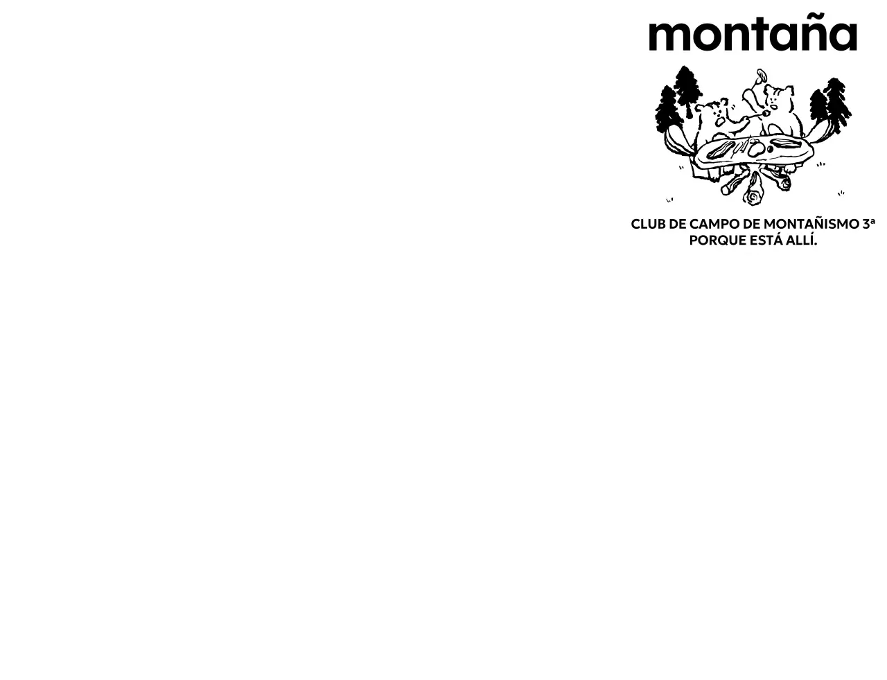 Promociona un club de senderismo vintage con una ilustración de una ardilla de camping