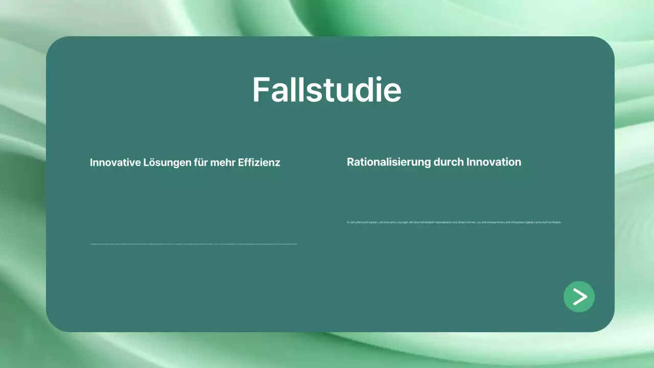 grünes modernes Konferenzdesign