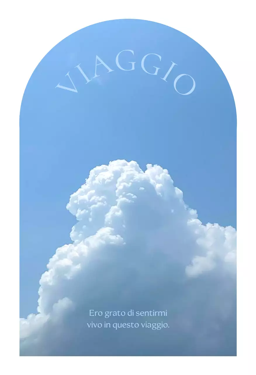 Set di cartoline di viaggio sulla natura astratta