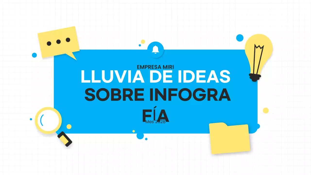 blue modern brainstorming presentation