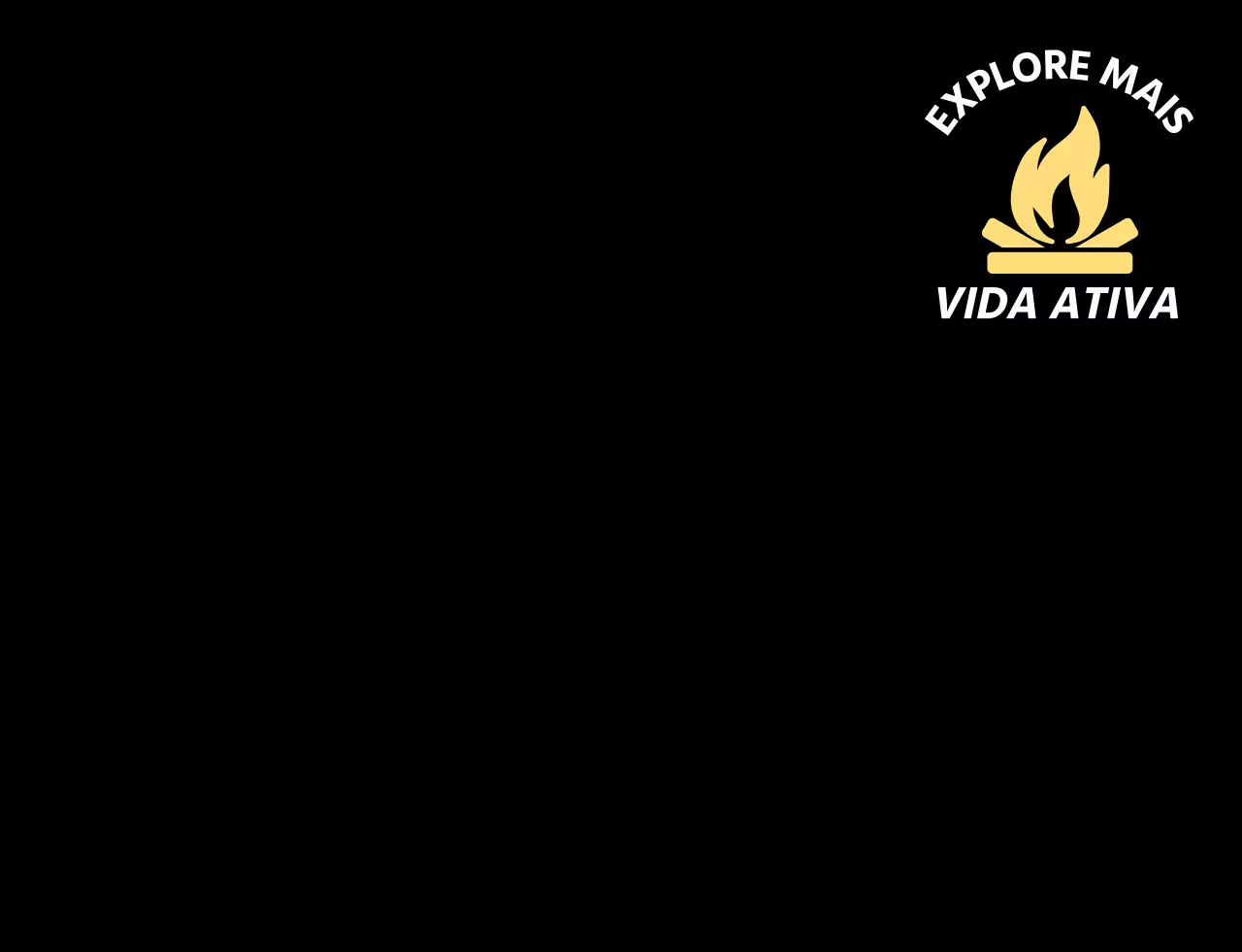 Promoção de campismo simples com um ícone de fogueira