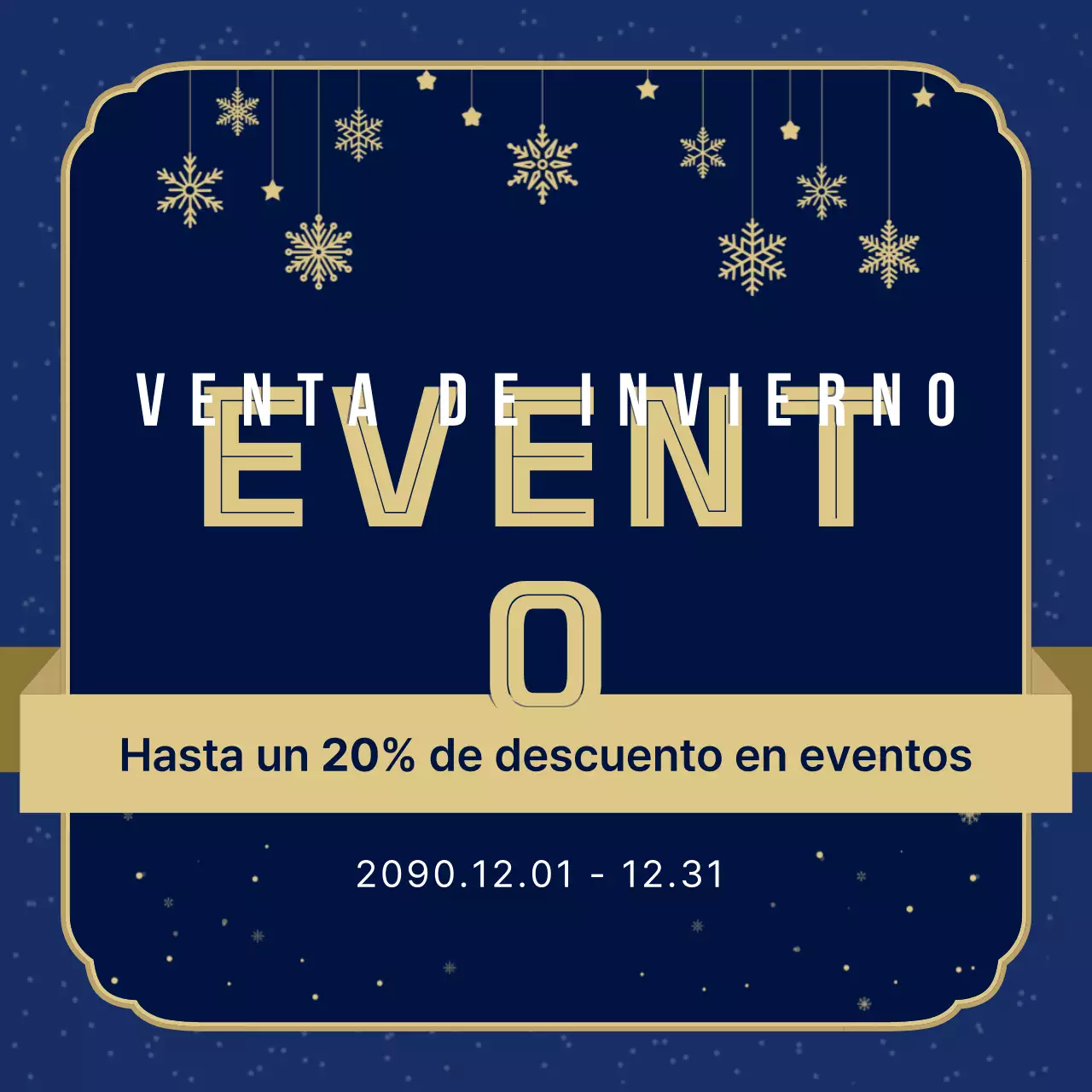 Rebajas sencillas en azul marino