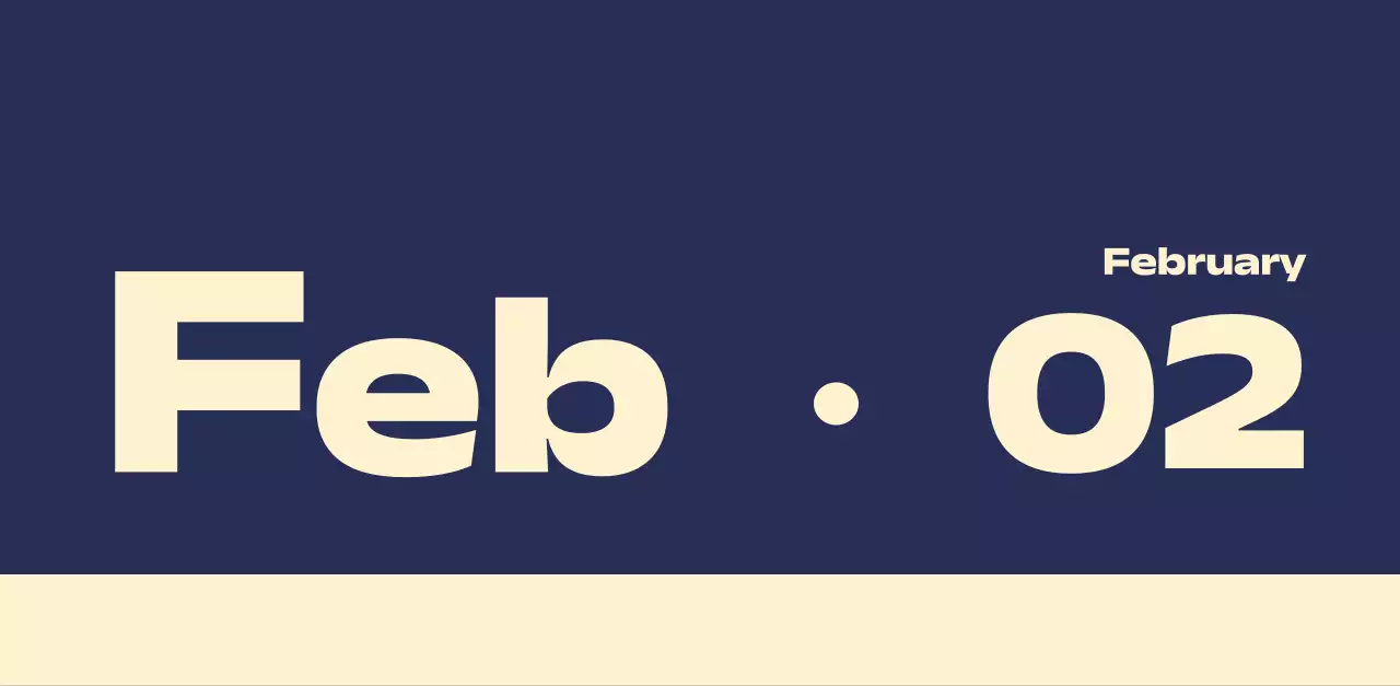 黒と白のモダンな2025年カレンダー