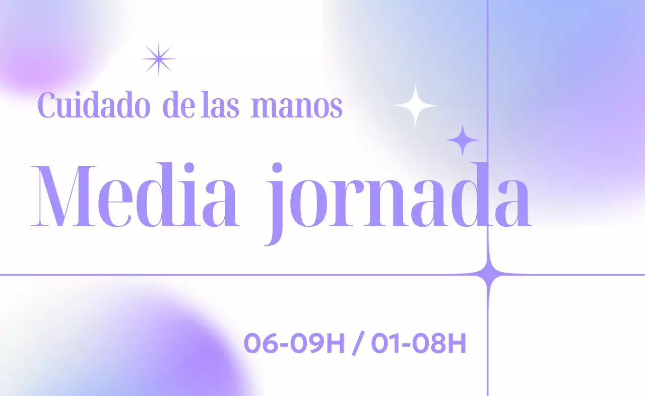 Promociona tu belleza con un elegante degradado malva