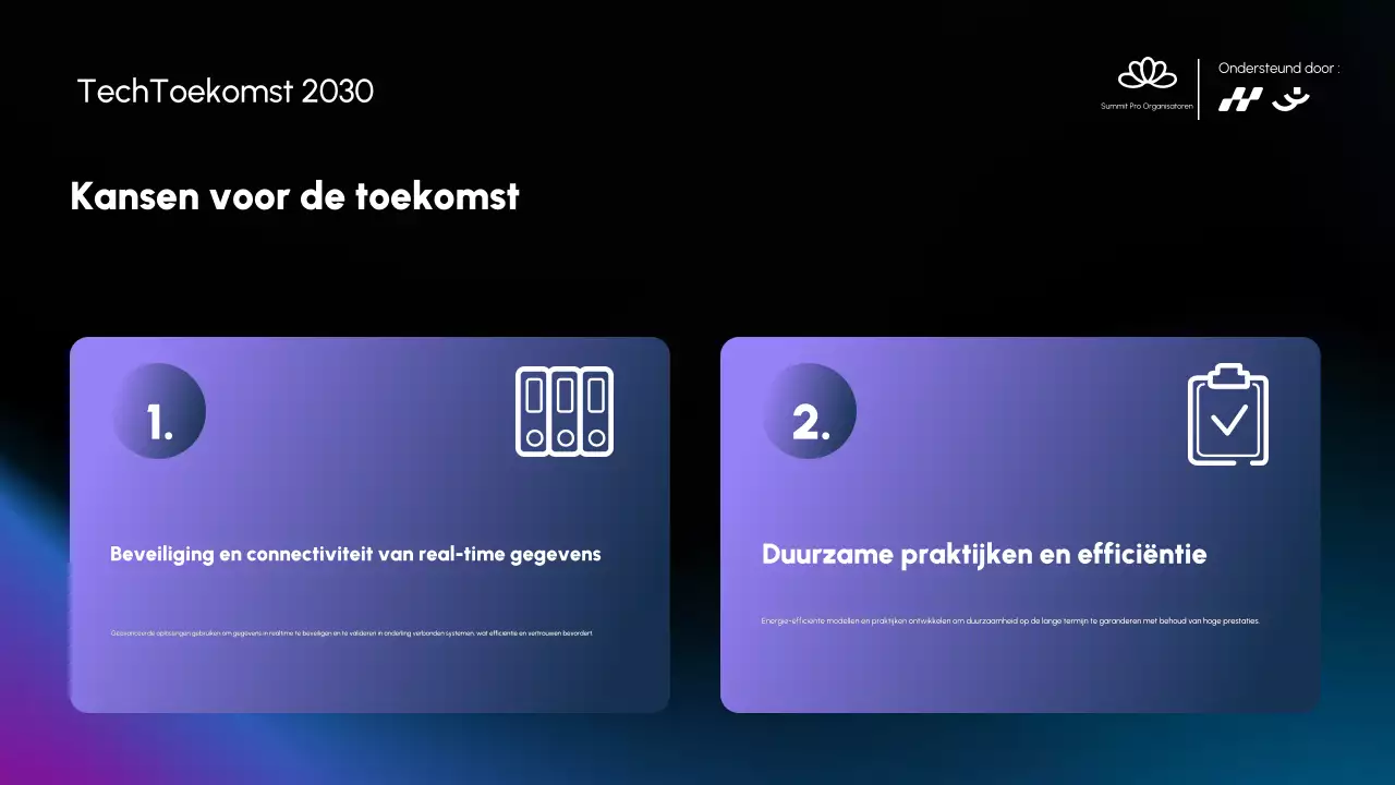 Blue Modern Conferentie Aankondiging