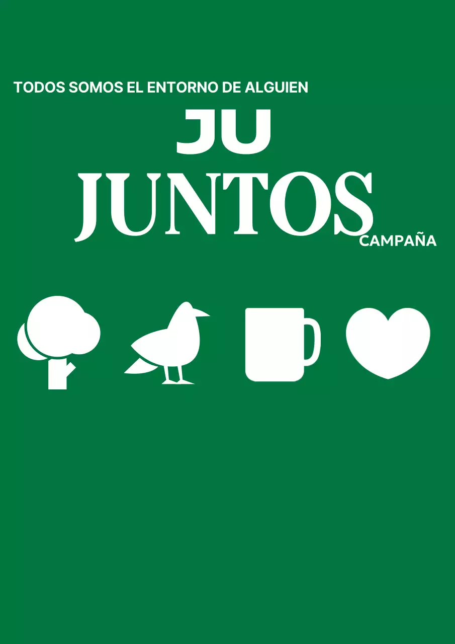 Campañas medioambientales sencillas con iconos