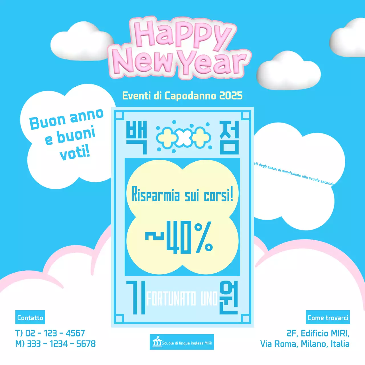 Promozione formazione bambino azzurro