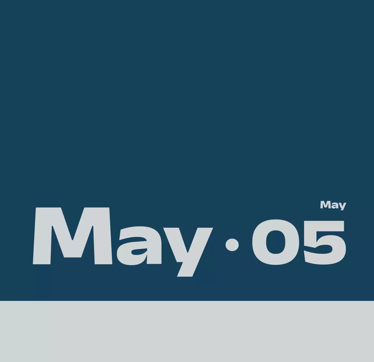 黒と白のモダンな2025年カレンダー